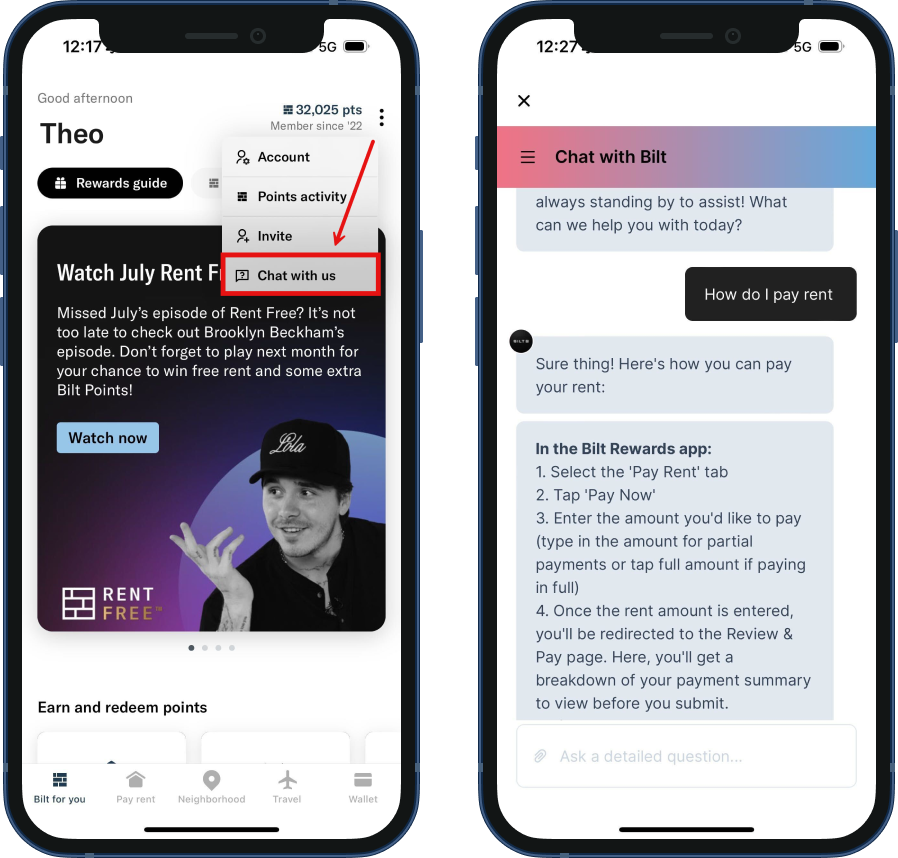 How do I contact support? Bilt Rewards Support